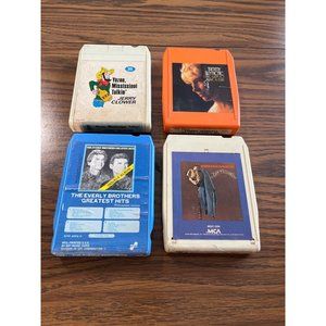 Vintage country music 8-tracks